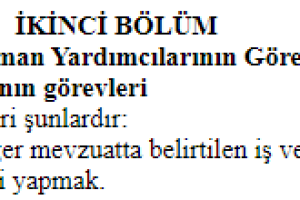 Çıkan Yönetmeliklere Göre Gelir Uzmanlarının Görevleri